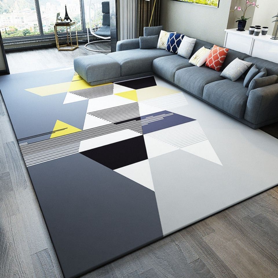 Carpet Floor Mat Living Room Simple Nordic Geometric Coffee Table