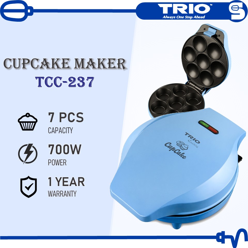 TRIO Cupcake Maker TCC237 (700W) Dessert Machine Mini Cake NonStick