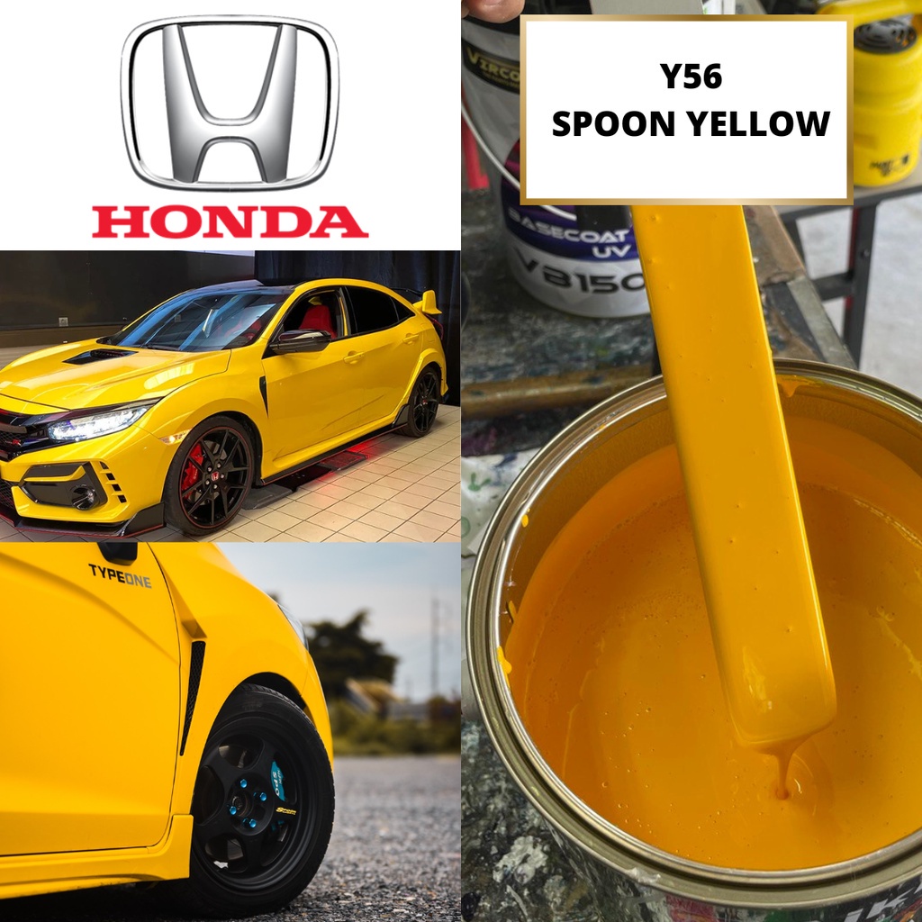 AIKKA Y56 PHOENIX YELLOW / HONDA SPOON YELLOW SOLID AUTOMOTIVE 2K CAR