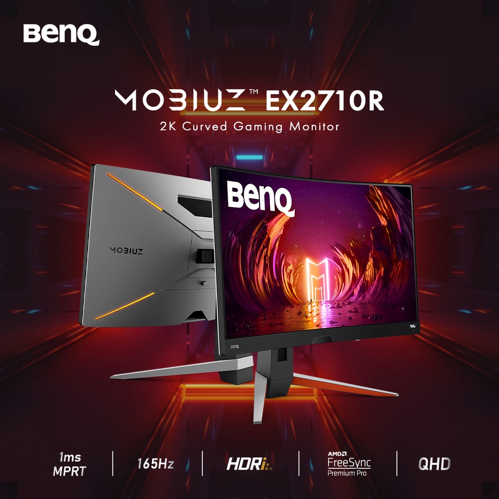 # BenQ MOBIUZ EX2710R Curved Gaming Monitor - 27