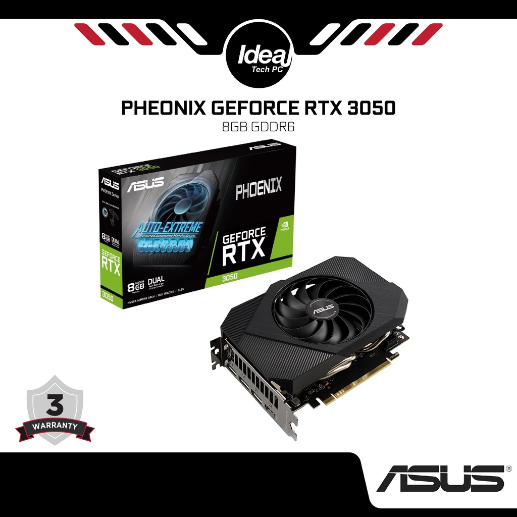 Asus Pheonix GeForce RTX 3050 8GB GDDR6 | Graphics Card | Shopee Malaysia