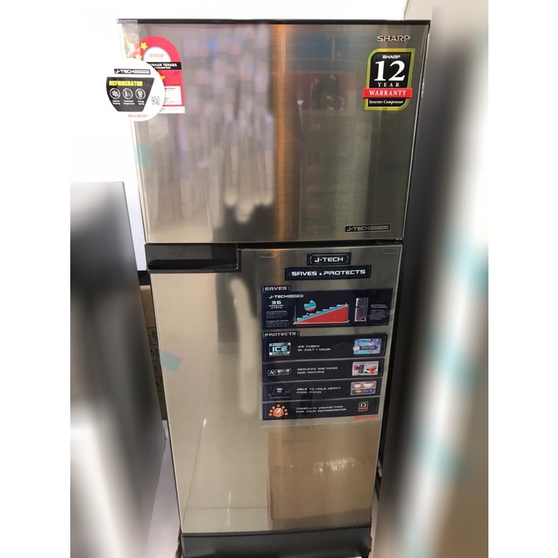 Sharp 2 door refrigerator inverter SJ189MS, 170 litre SJ209MS 190 litre