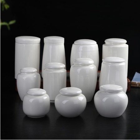 Ceramic Mini Cremation Urn Memorial Container Pet Ashes Urn Mall Keepsake Funeral Pet 猫咪狗狗宠物骨灰罐 宠物骨灰盒T2