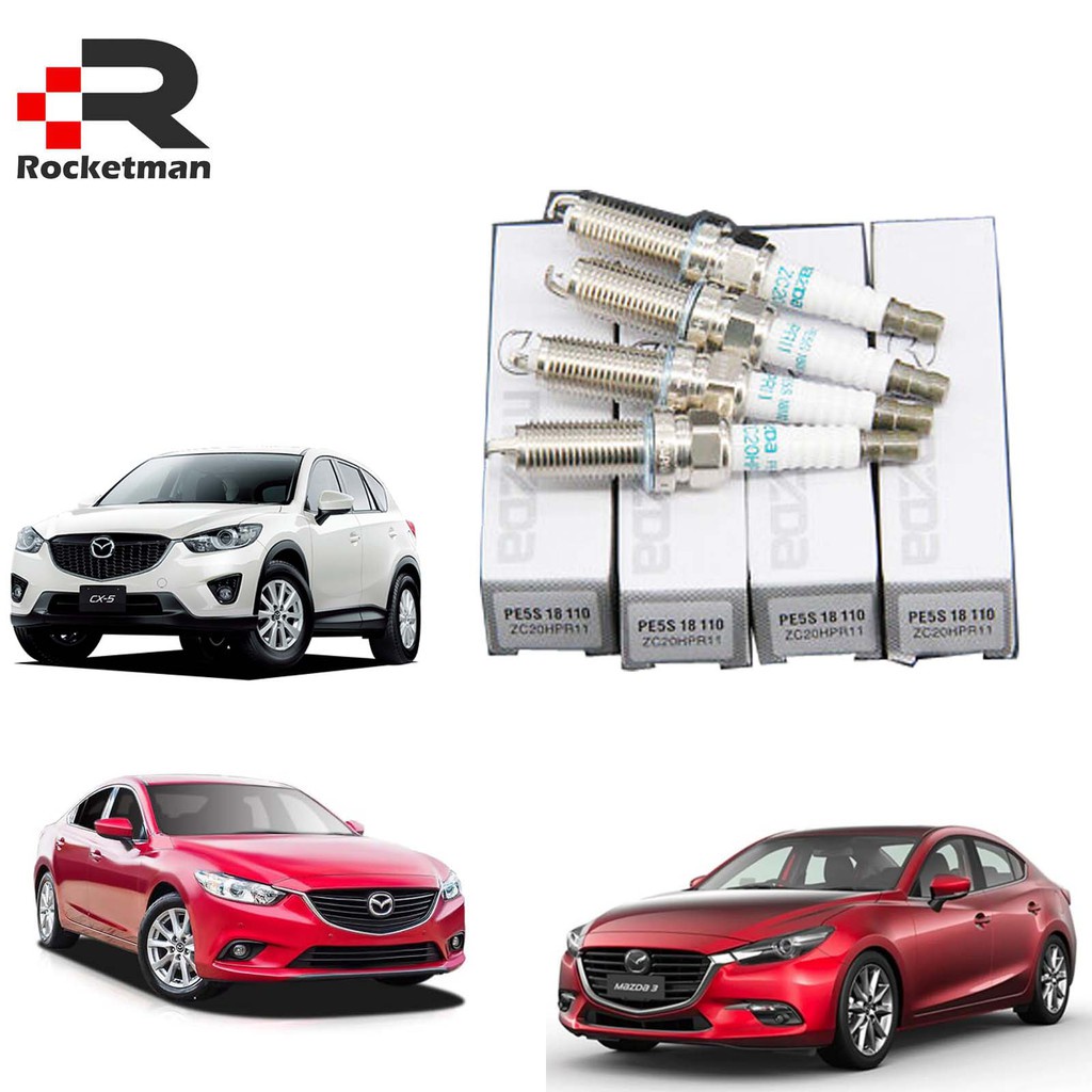 MAZDA SPARK PLUG CX5 MAZDA 3 MAZDA 6 SKYACTIV (4PCS) (PE5S18110