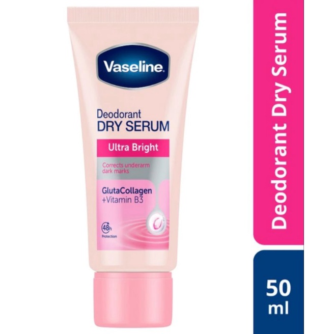 Vaseline Bright & Repair Ultra Bright Deodorant Dry Serum 50ml | Shopee ...