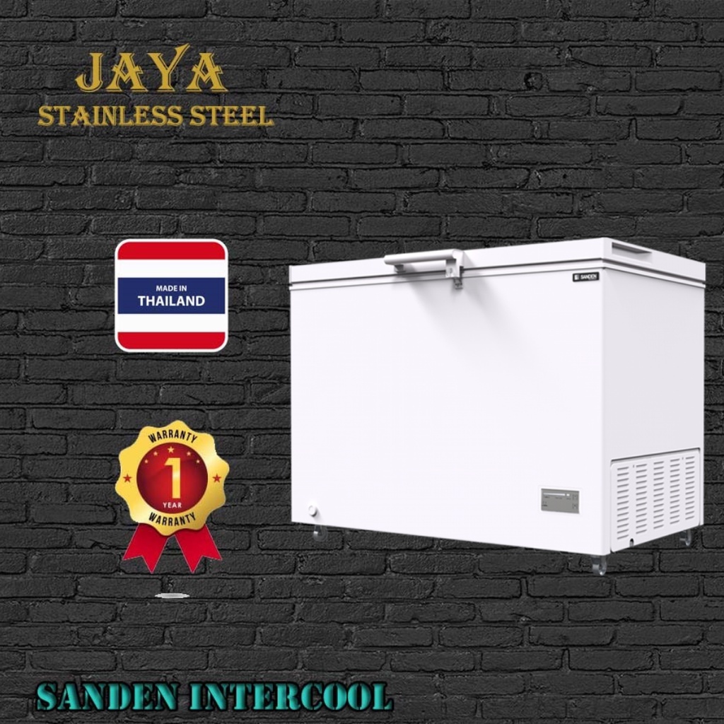 (JAYA FREEZER) SANDEN INTERCOOL - CHEST FREEZER HARD TOP 'H' SERIES 350L SNH-0355 🔥 READY STOCK IN MALAYSIA!!