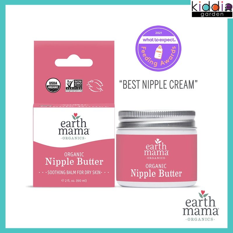 Earth Mama Organic Nipple Butter (30ml /60ml) Nipple Cream Nipple Crack