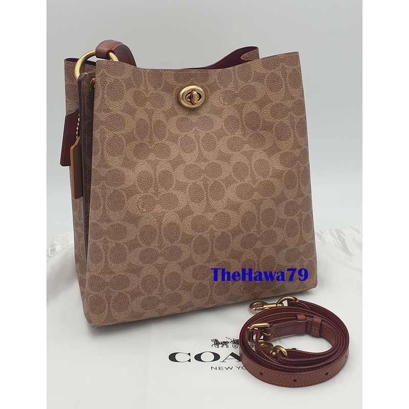 Charlie Bucket Bag In Signature Canvas 89003 Shopee Malaysia