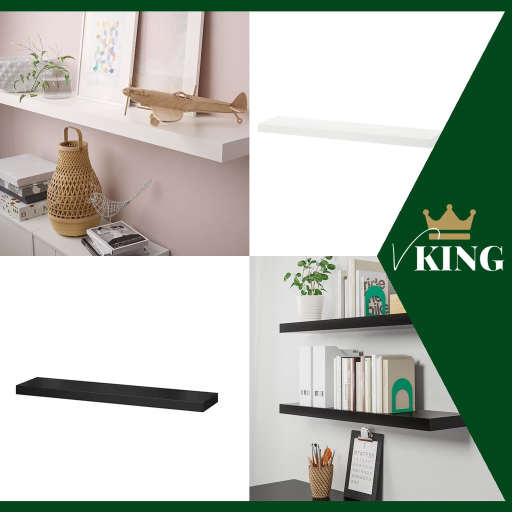 IKEA WALL SHELF LACK WALL SHELF 110X26CM WALL INSERTED SHELF PARA DI