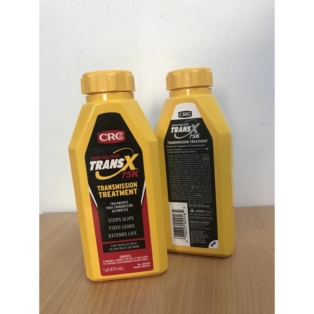 CRC TRANS X HIGH MILEAGE 75K AUTOMATIC TRANSMISSION TREATMENT Shopee Malaysia