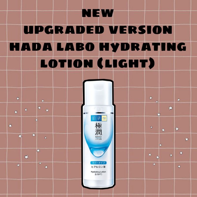 (NEW UPGRADED) Hada Labo Hydrating Lotion 170ml (Light) Shopee Malaysia