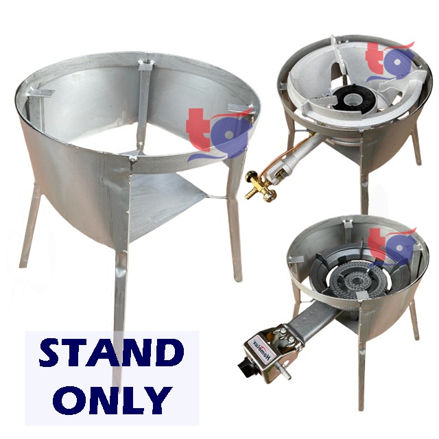 Gas Stove Stand Kuali Dapur Stand Stove Steel Wok Gas Stand Kuali Leper Cook Stove Stand