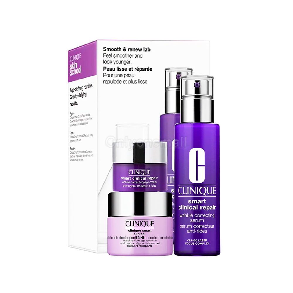 Clinique Smart Clinical Skin School Smooth & Renew Lab Set (Limited Set ...