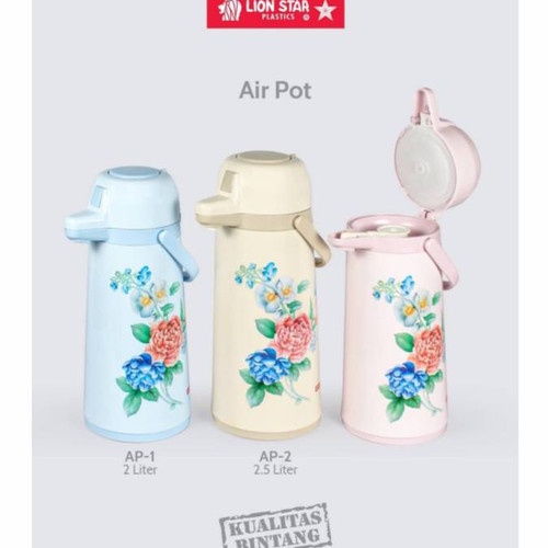 TERMOS Lion Star AP 2 PAP 2000 Airpot Thermos 2 Liter 2L Hot Water