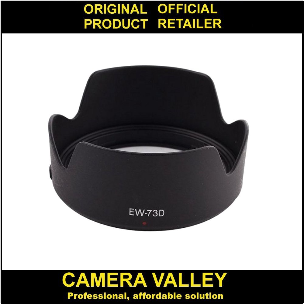 EW-73D Lens Hood For Canon RF 24-105mm STM Lens / RF 28-70mm f/2.8 IS STM / EF-S 18-135mm USM Lens EW73D