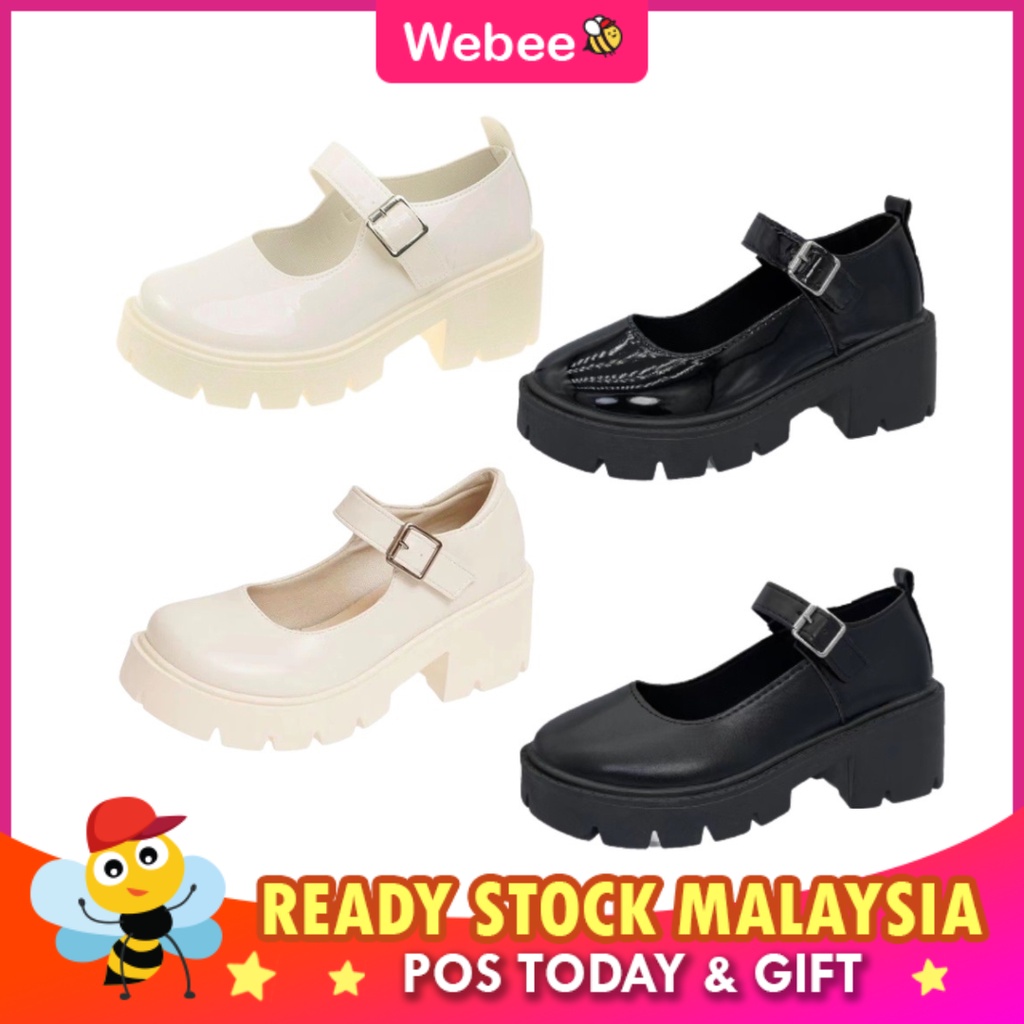 READY STOCKWEBEE Boots M1 Women korean style Fashion Casual Platform Martin Thick Sole Strap Casual Oxford Shoes