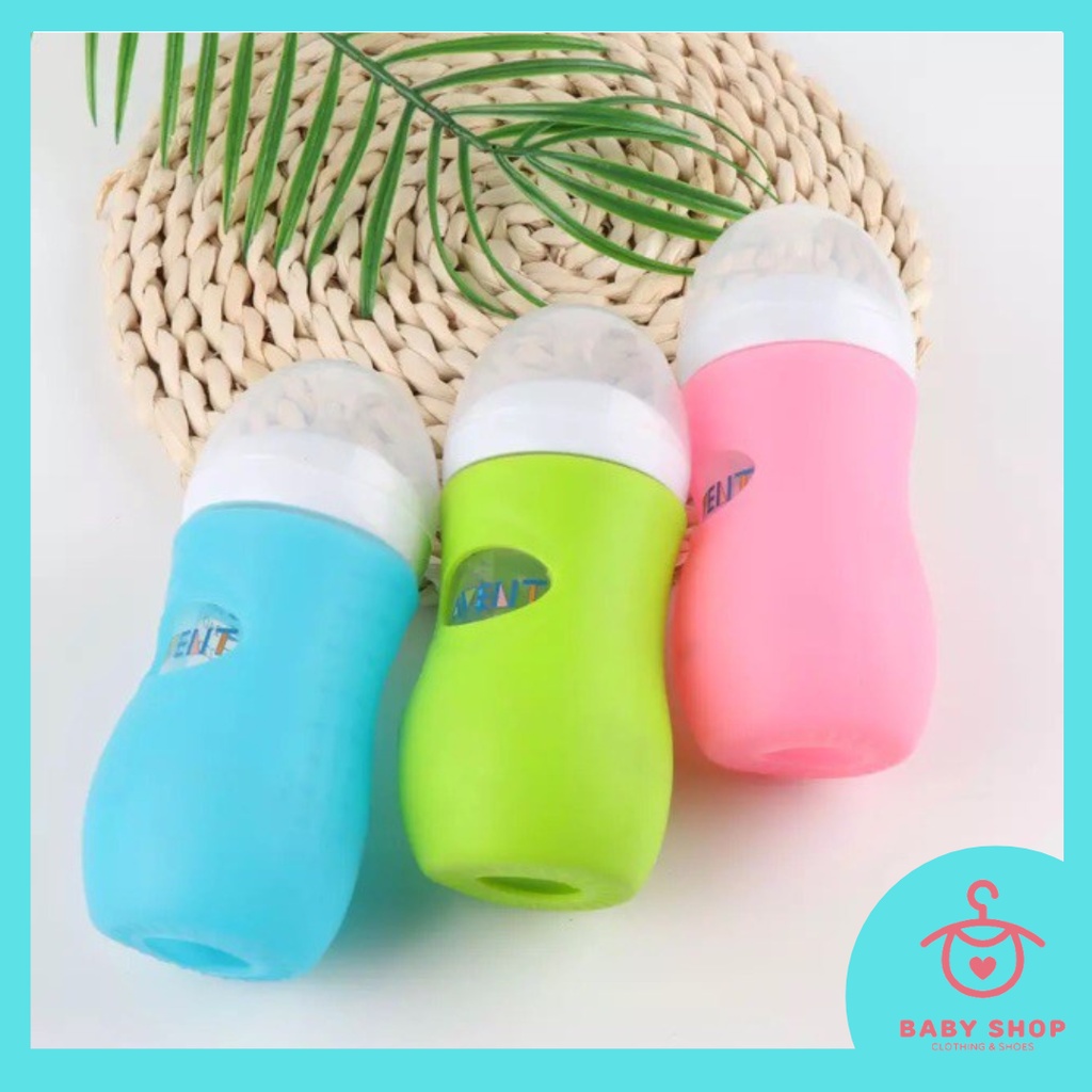 Philips Avent Natural glass bottle Antifall Rubber Cover 9oz/4oz/240ml