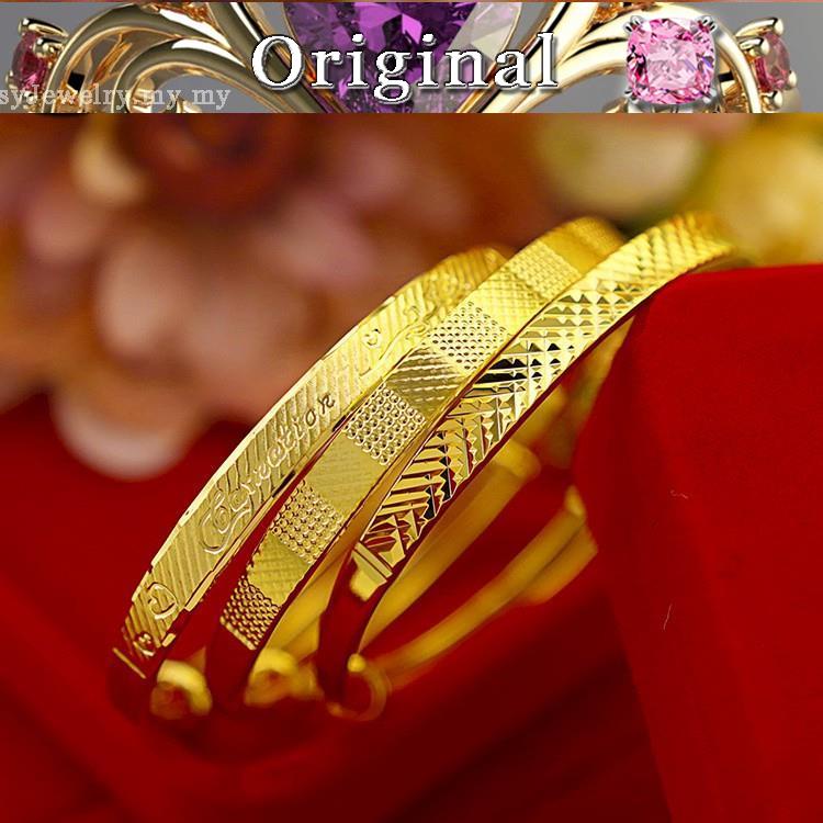 Boutique 916 gold 916 gold thick 916 gold car flower female bracelet pure 916 gold jewelry source wholesale high