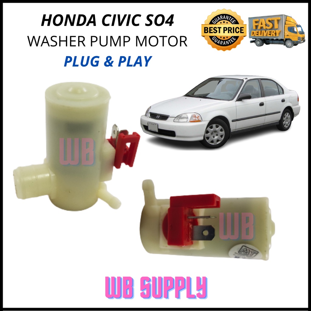 HONDA CIVIC SO4 WASHER PUMP MOTOR (OEM) AIR SPRAY VIPER TANK KERETA
