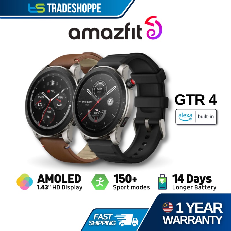 Amazfit GTR 4 Price in Malaysia & Specs - RM498 | TechNave