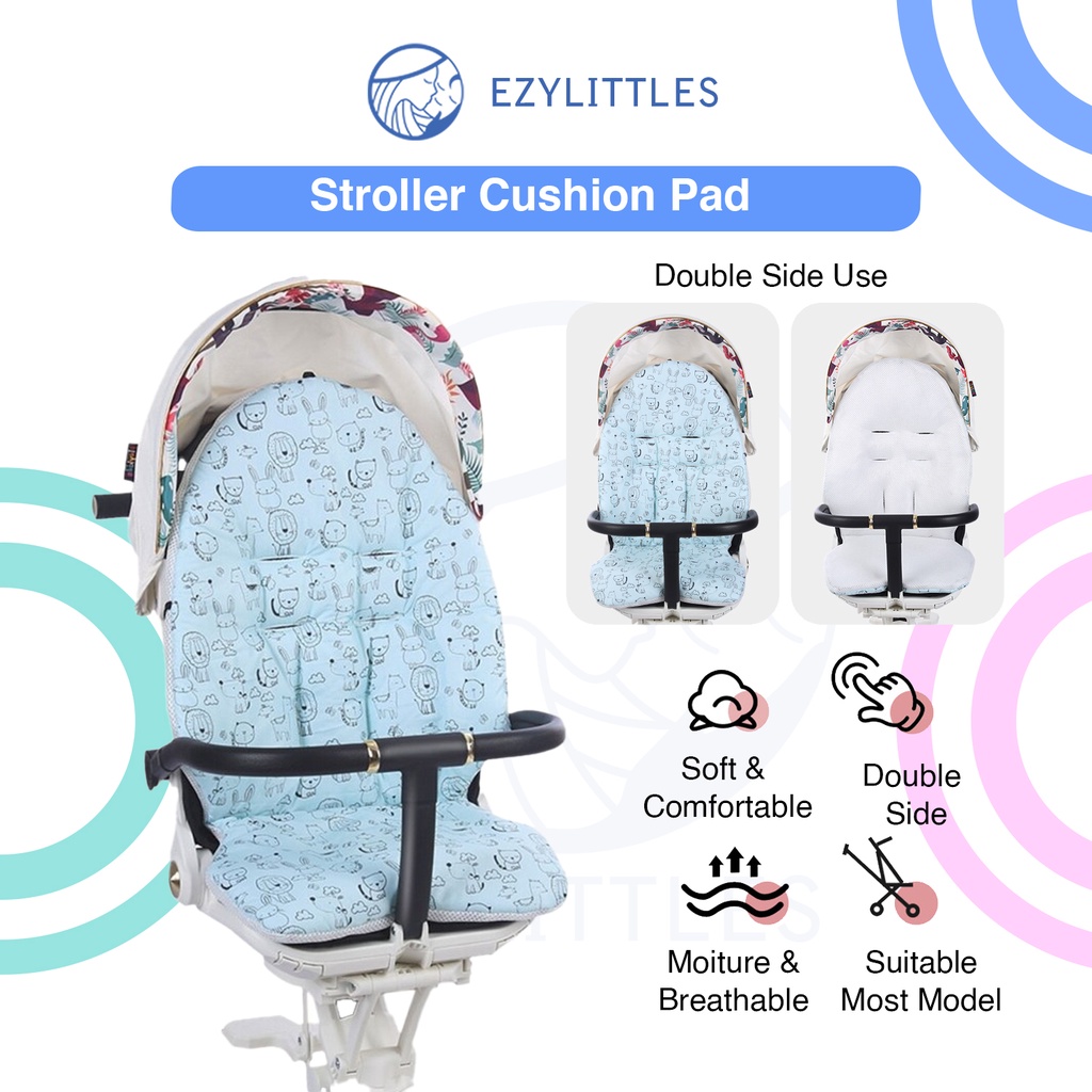 EZYLITTLES Baby Stroller Cushion Pad Extra Comfort Car Seat High Chair Cushion Seat Pelapik Tilam Kereta Tolak Bayi