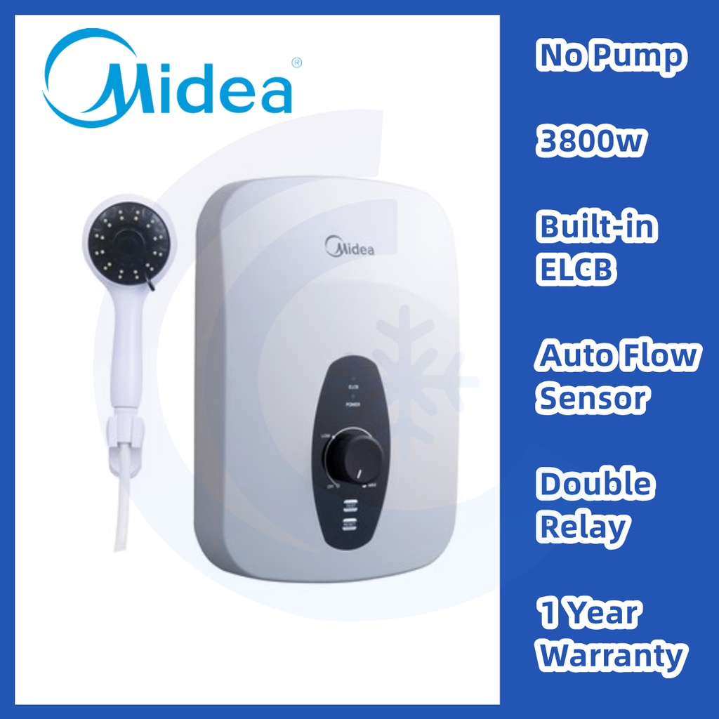 Midea Water Heater NonPump MWH38Q READY STOCK Shopee Malaysia