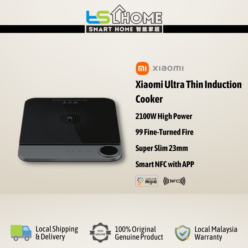 Xiaomi Mijia Smart NFC Induction Cooker Ultra-thin 23mm Electric Stove 100W Low Heating 99 Fire