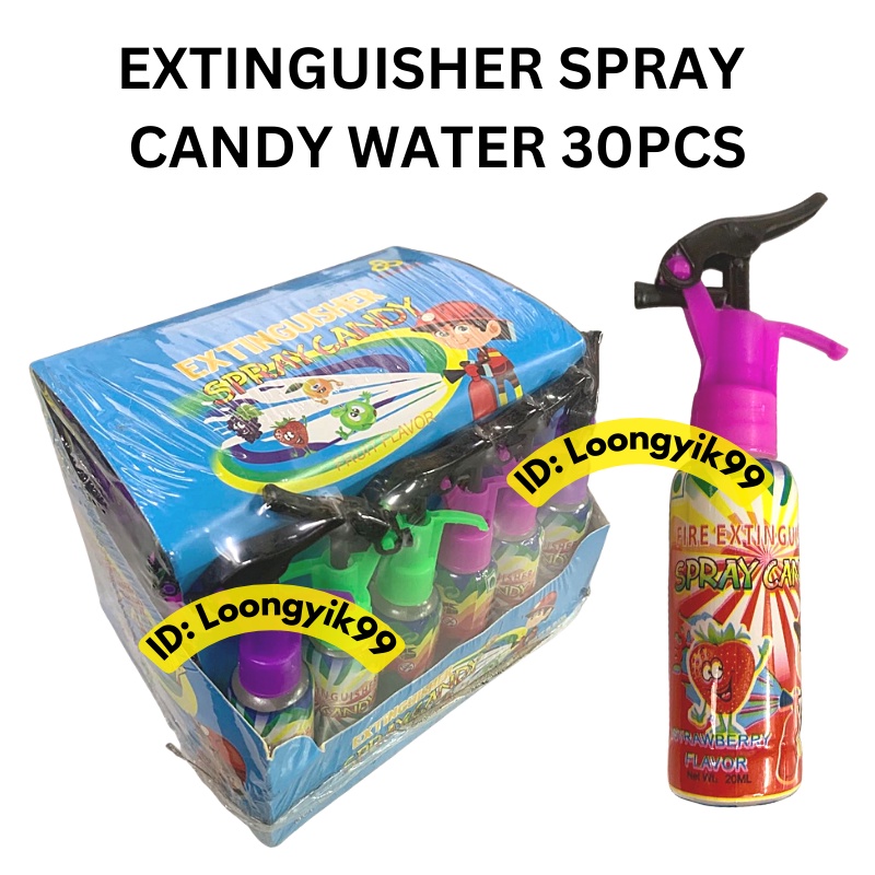 EXTINGUISHER SPRAY CANDY 30PCS FRUITY FLAVOUR JUICE Shopee Malaysia