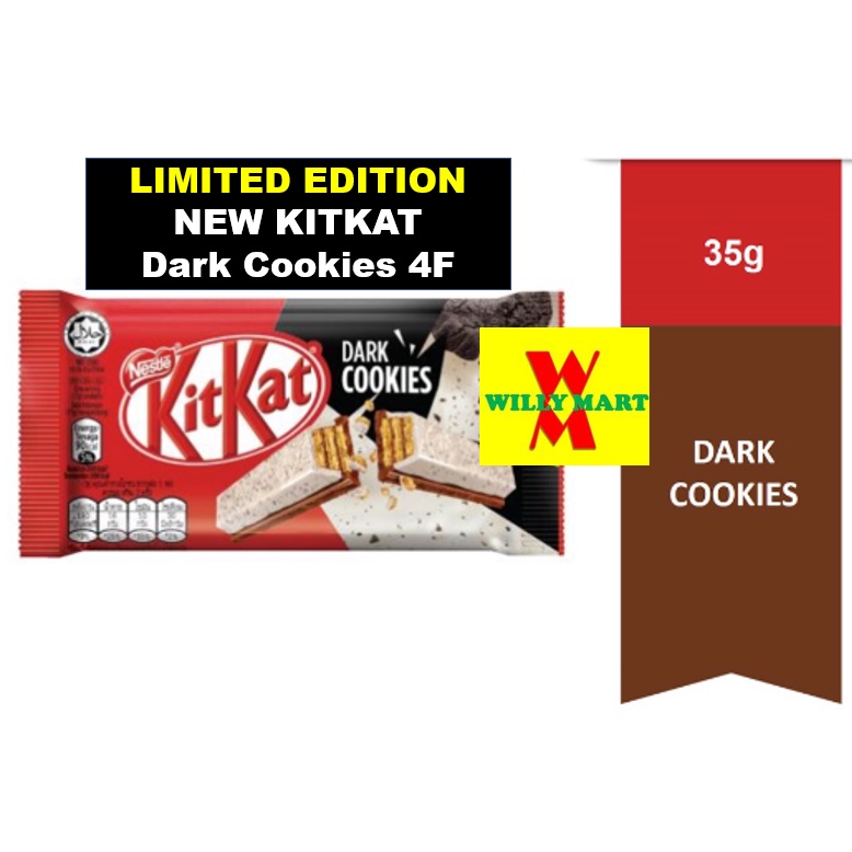 [NEW!] Kit Kat KitKat Dark Cookies Chocolate/ Coklat 4F 4 Finger