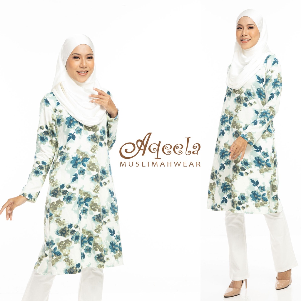 Baju Raya 2023 ~ Aqeela Muslimah Mini Jubah TShirt (AR983)