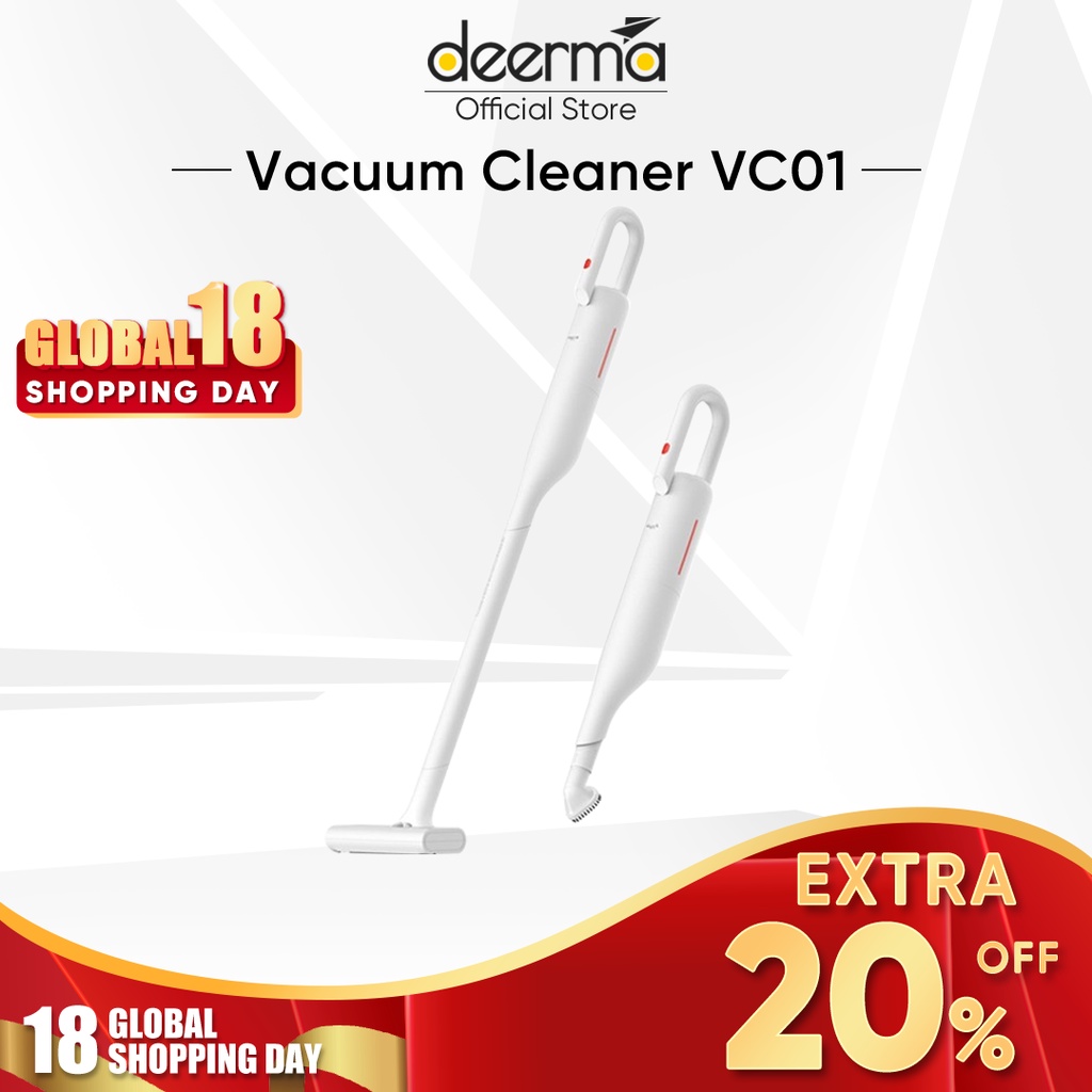 Deerma Cordless Vacuum Cleaner VC01/VC01 Max Wireless Handheld Vacuum