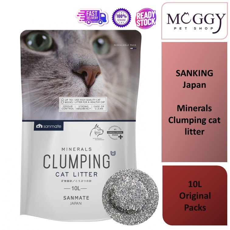 Sanking Minerals Clumping Cat Litter 10L Shopee Malaysia