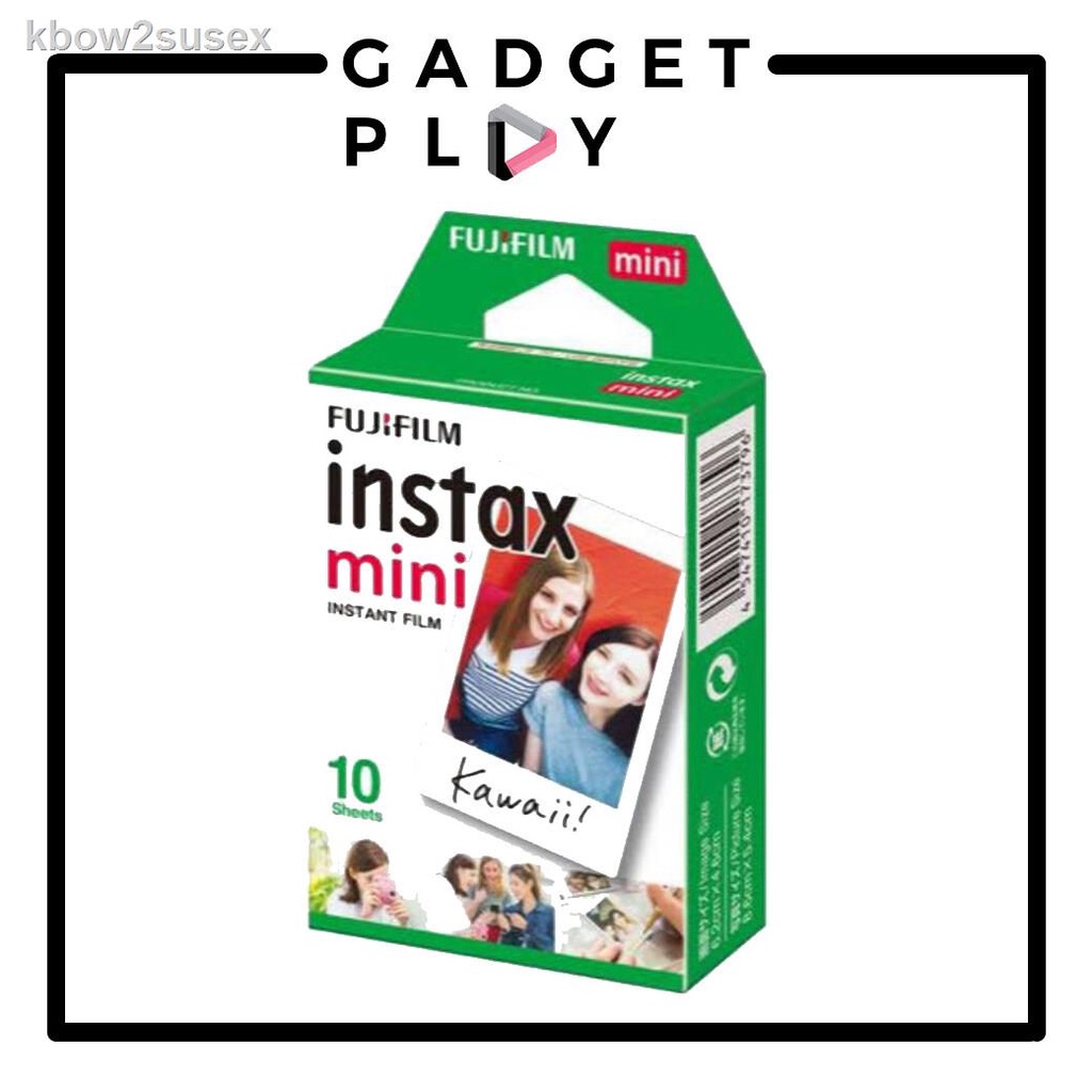 Fujifilm Instax mini film Polaroid Instant White Edge 10 20 Sheets. Shopee Malaysia