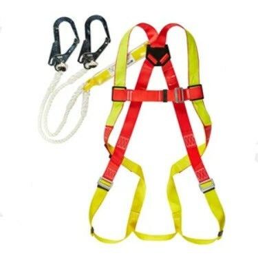 OMAGA Safety Full Body Harness Fall Protection With Polyamide Twin ...