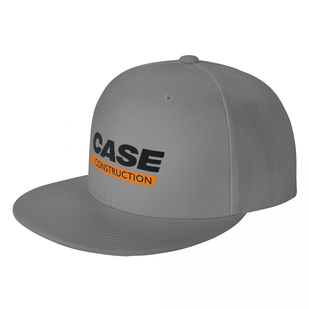 New Available Case Construction Equipment Flat Brim Sunshade Baseball Hat Men Women Fashion Polyester Solid Color Curve