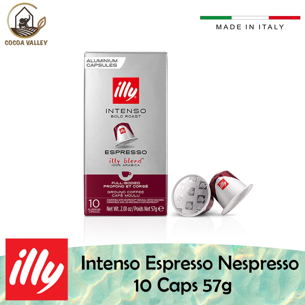 illy Intenso Espresso Nespresso 10 Caps 57g (Made in Italy)