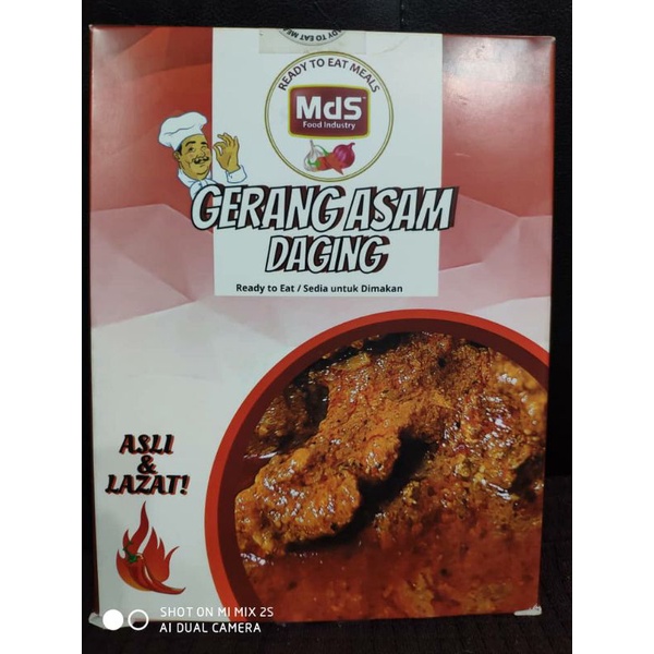 Gerang Asam Daging (Ready to eat)  Shopee Malaysia