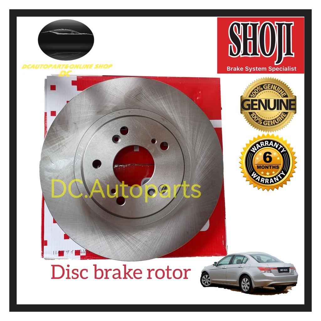 SHOJI BRAKE DISC ROTOR HONDA ACCORD TAO 2.0 2.4 20082012 ( FRONT