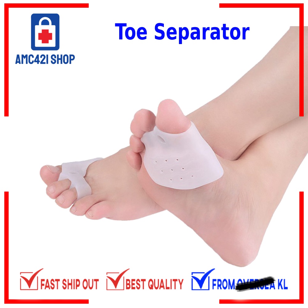 AMC Big Toe Separator Silicone Protection Corrector Hallux Valgus 3