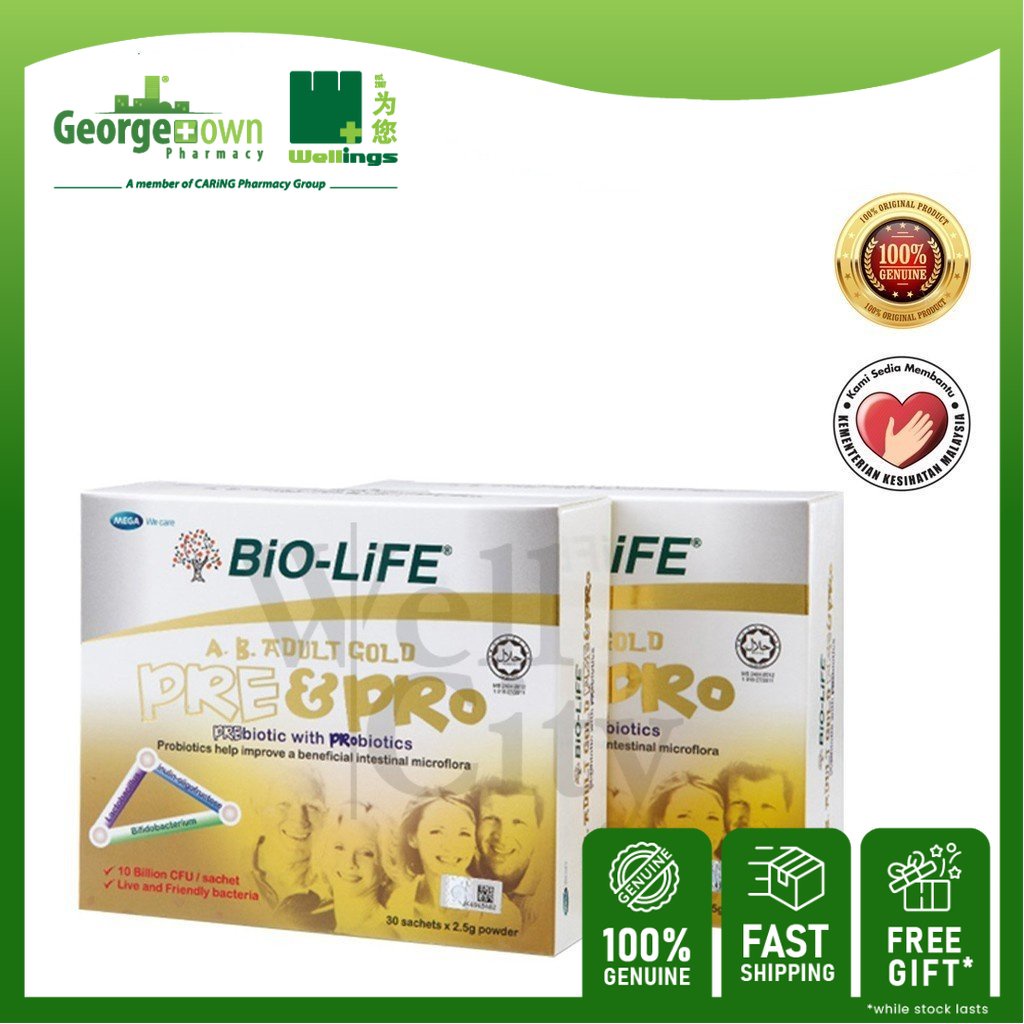 BioLife A.B Adult Gold Pre & Probiotics (2*30S) | Shopee Malaysia