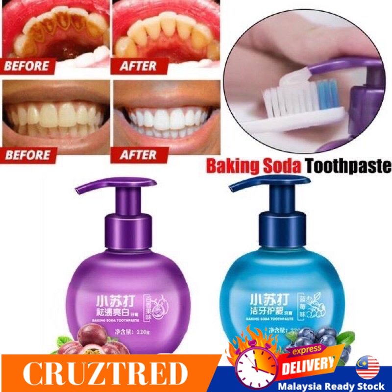 Ubat Gigi Baking Soda, putihkan gigi,hilangkan kerak,bau mulut, halang