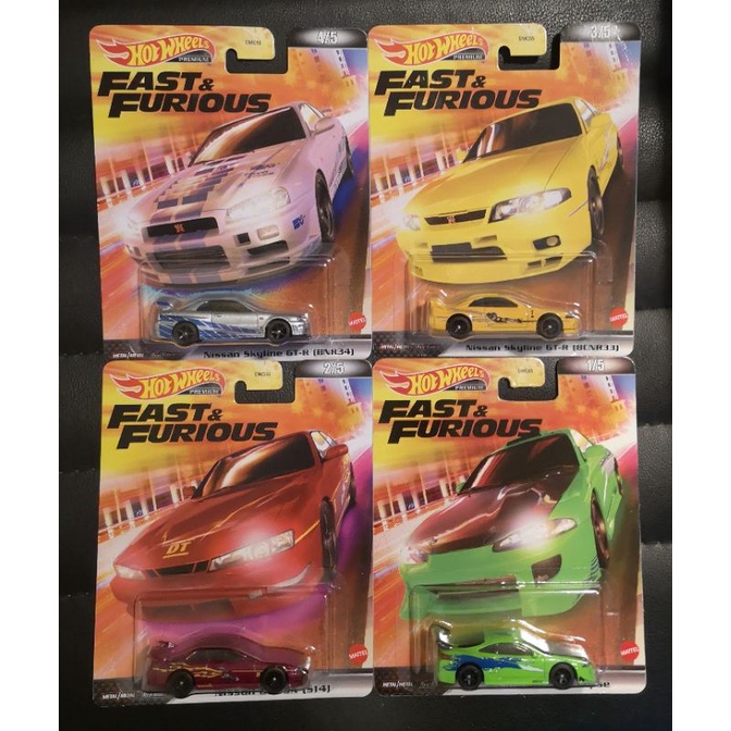 SALE Hot Wheels Fast & Furious 2022 Nissan Skyline GTR GT-R BNR34 R34 ...