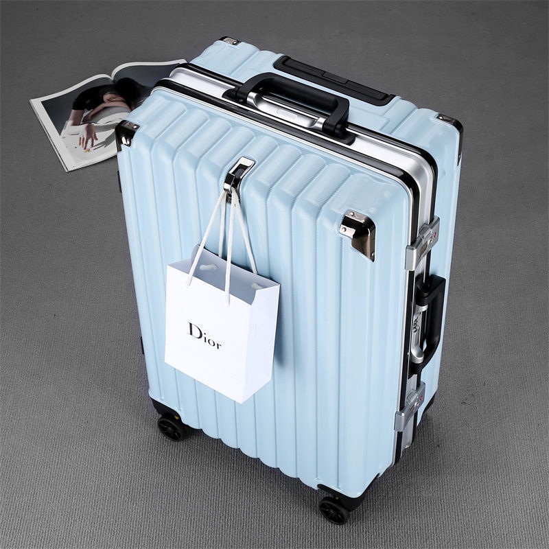 【1994HOME】Korean Luggage Female Trolley Case Male Student Suitcase Aluminum Trolley Case Universal Wheel Abs Luggage Wheel Can Replacement