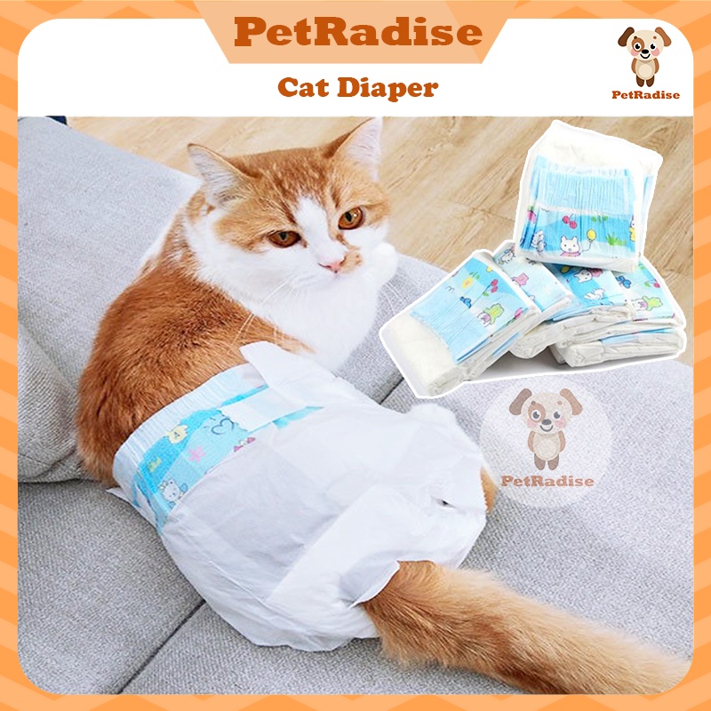 PETRADISE Cat Diaper Cat Diapers Cat Pampers Kucing Murah Pet Diapers