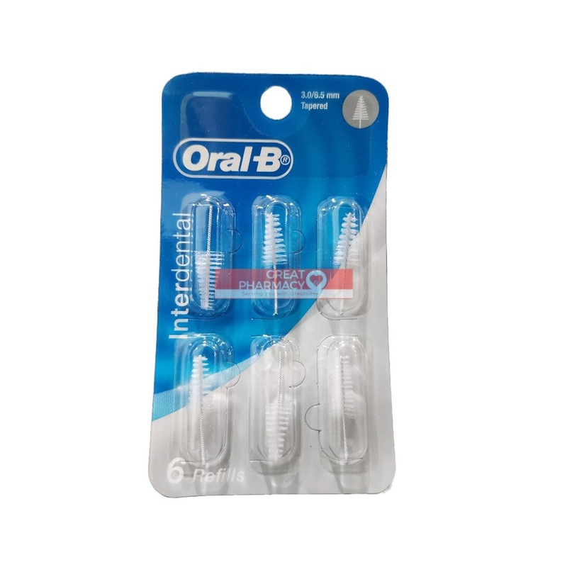 Oralb Interdental Tapered Refill 6s Shopee Malaysia
