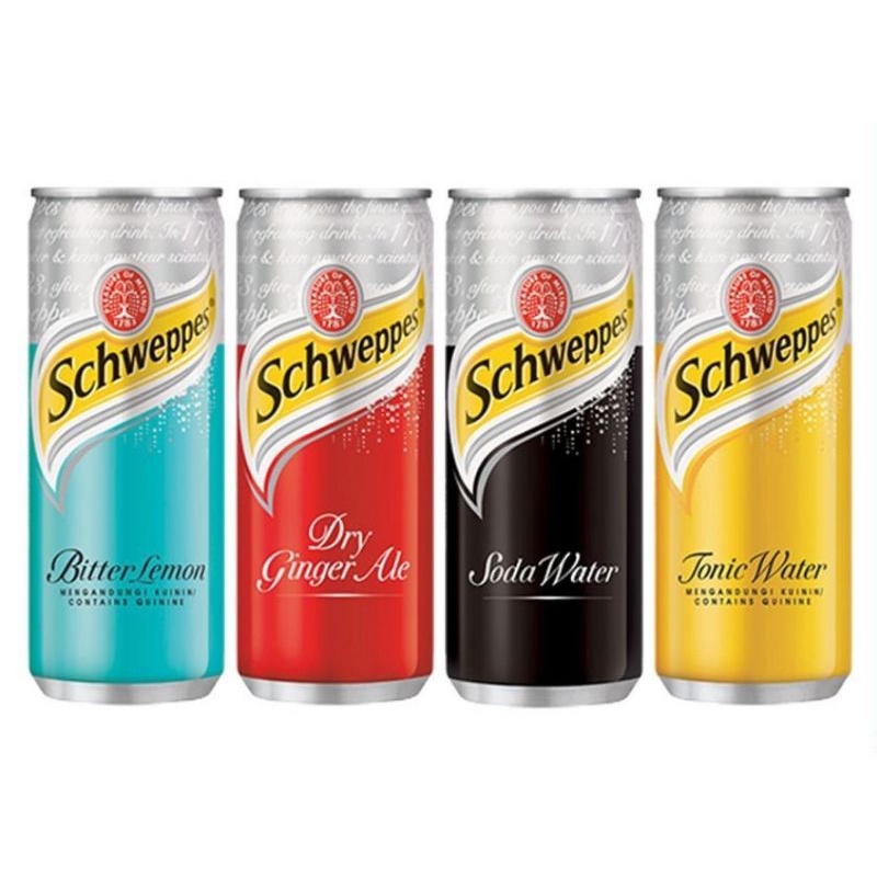 Schweppes Ginger Ale / Soda Water / Bitter Lemon / Tonic Water (320ml