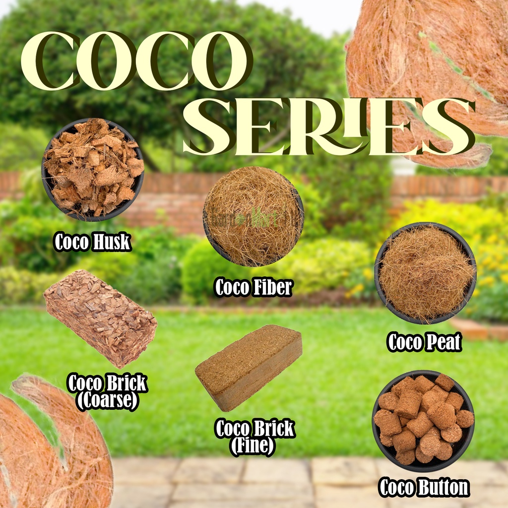 GM4U Coco Fiber Cocopeat Block Coco Husk Coco Chip Sabut Kelapa Untuk