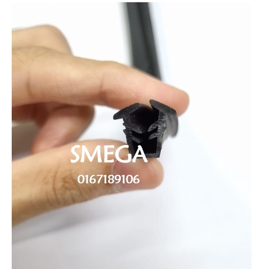SMEGA 1048 Sliding Door Rubber/Gasket/ Pintu Getah Black Color 1048