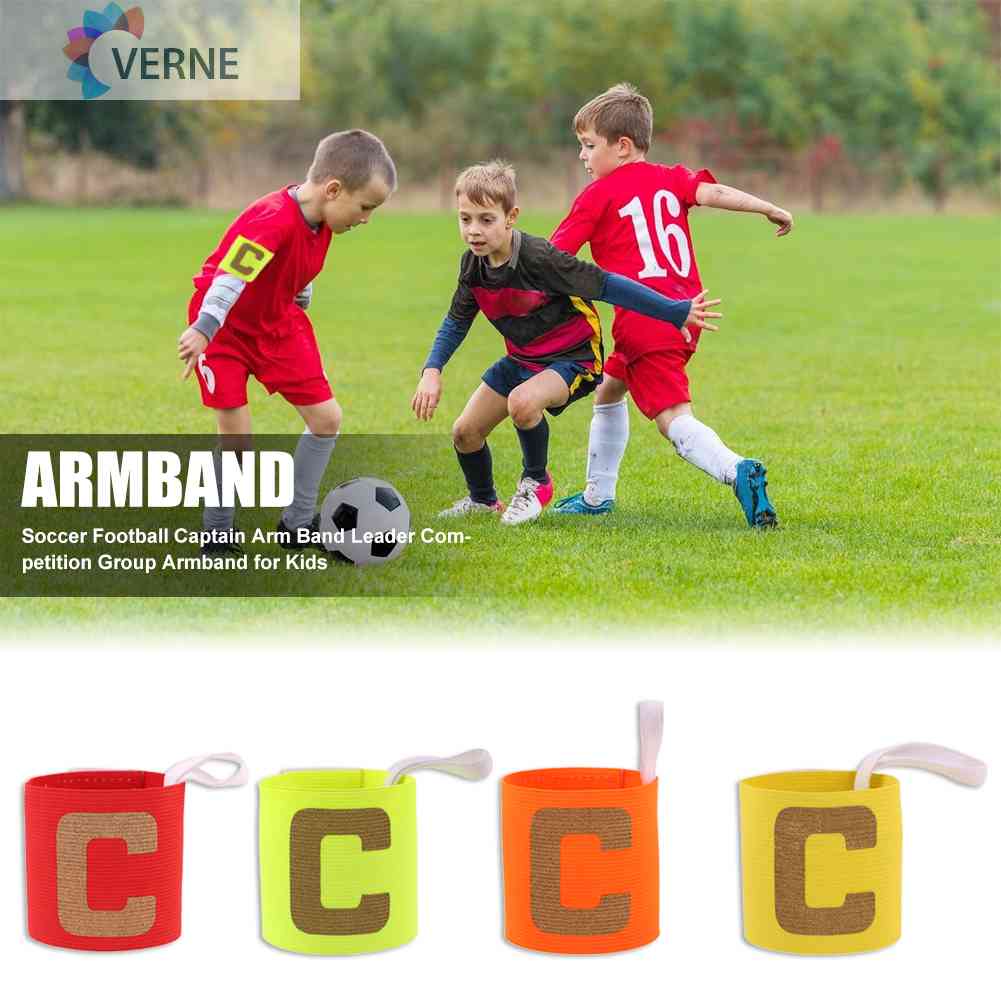 Football Arm Bands 3-Pack Soccer Captain Armbands Adjustable