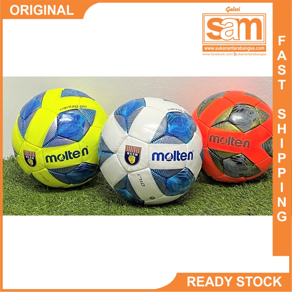 Molten Vantaggio F5A1711 F4A1711 Football Soccer Ball Bola Sepak (1710) Original. Ready Stock in Malaysia.